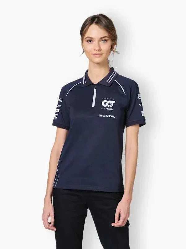 Scuderia AlphaTauri F1 2023 Women's Team Polo Shirt - Navy