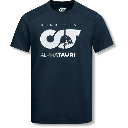 Scuderia AlphaTauri F1 Men's Logo T-Shirt - Navy/White