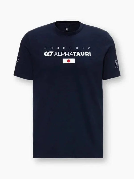 Scuderia AlphaTauri F1 Men's Yuki Tsunoda Driver T-Shirt - Navy