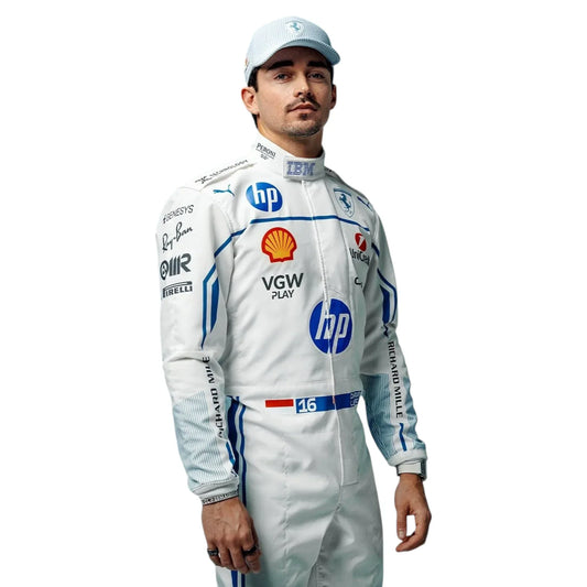Scuderia Ferrari HP 2025 Special Edition Charles Leclerc Race Suit - Monaco GP