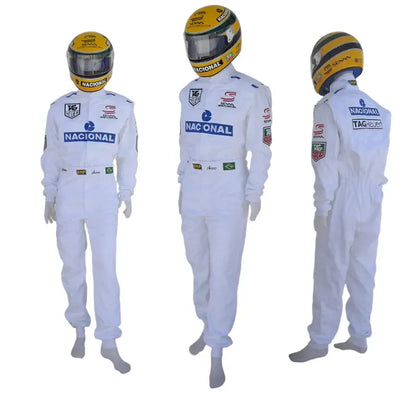 Ayrton Senna 1993 Replica race suit / Masters Paris Bercy - F1 Vintage Racewear