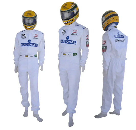 Ayrton Senna 1993 Replica race suit / Masters Paris Bercy - F1 Vintage Racewear