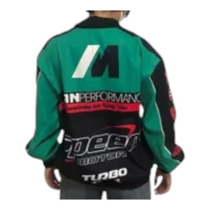Speed Motor Green racing f1 jacket