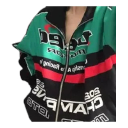 Speed Motor Green racing f1 jacket
