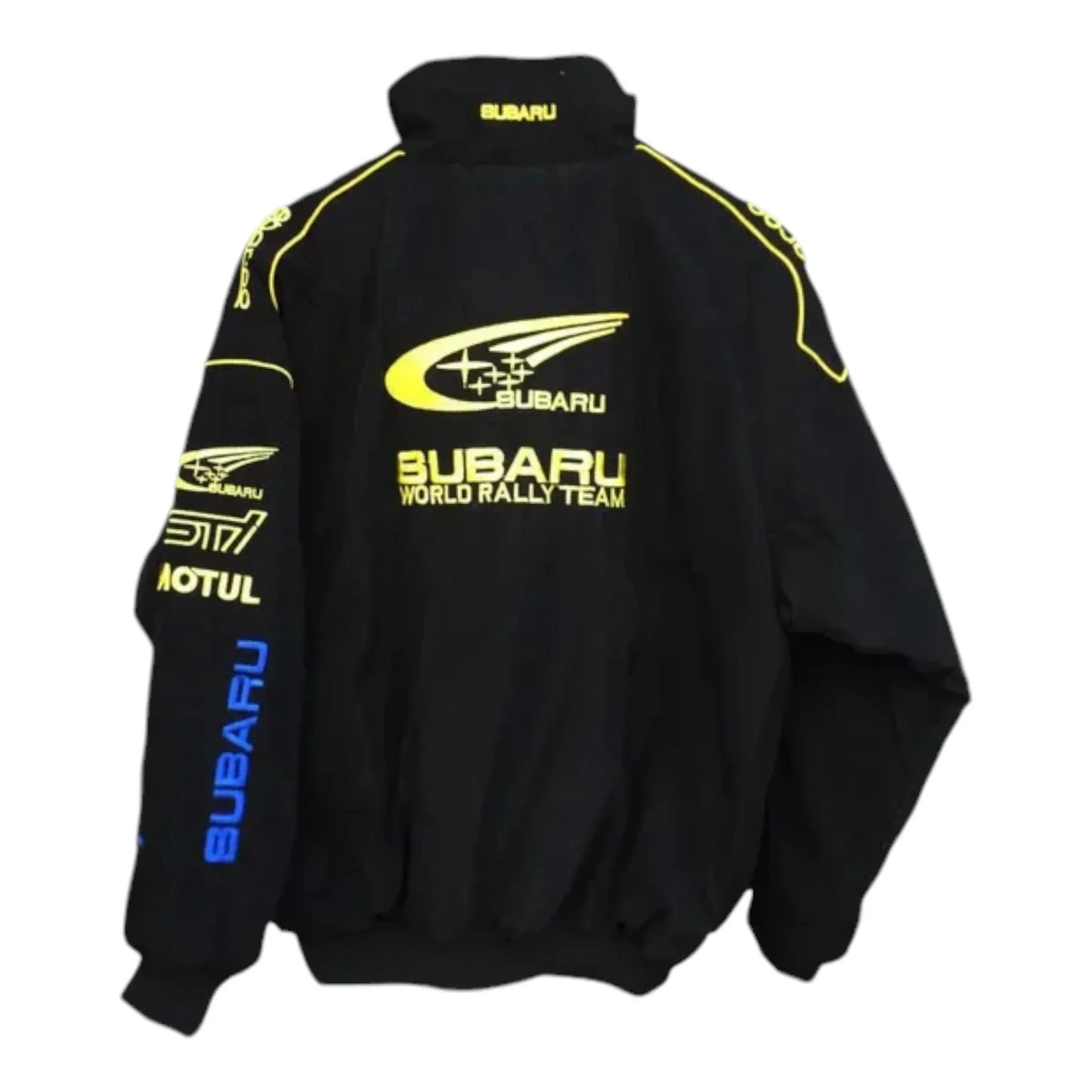 Subaru Racing Vintage Zip Up Unisex Jacket - F1 Vintage Racewear