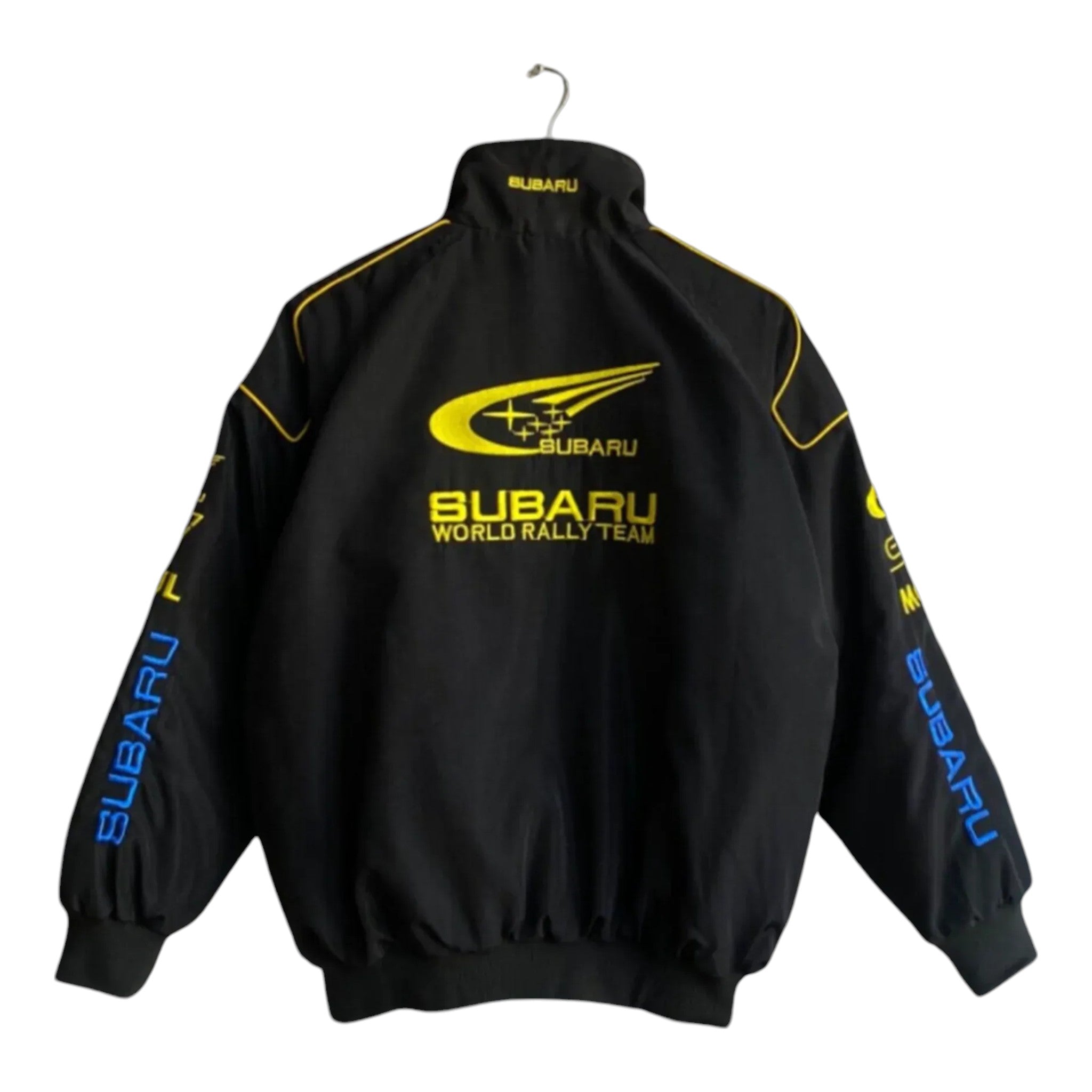 Subaru Rally Vintage Black Jacket - Vintage F1 Racewear