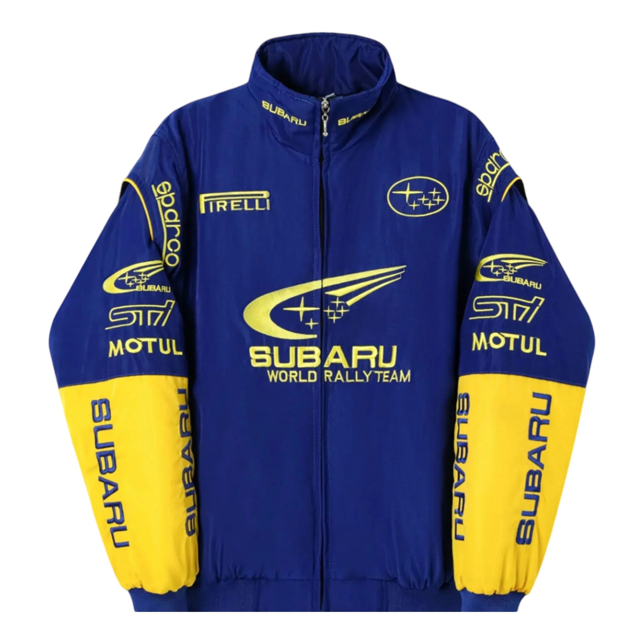 Subaru Rally Vintage Blue Jacket - Vintage F1 Racewear