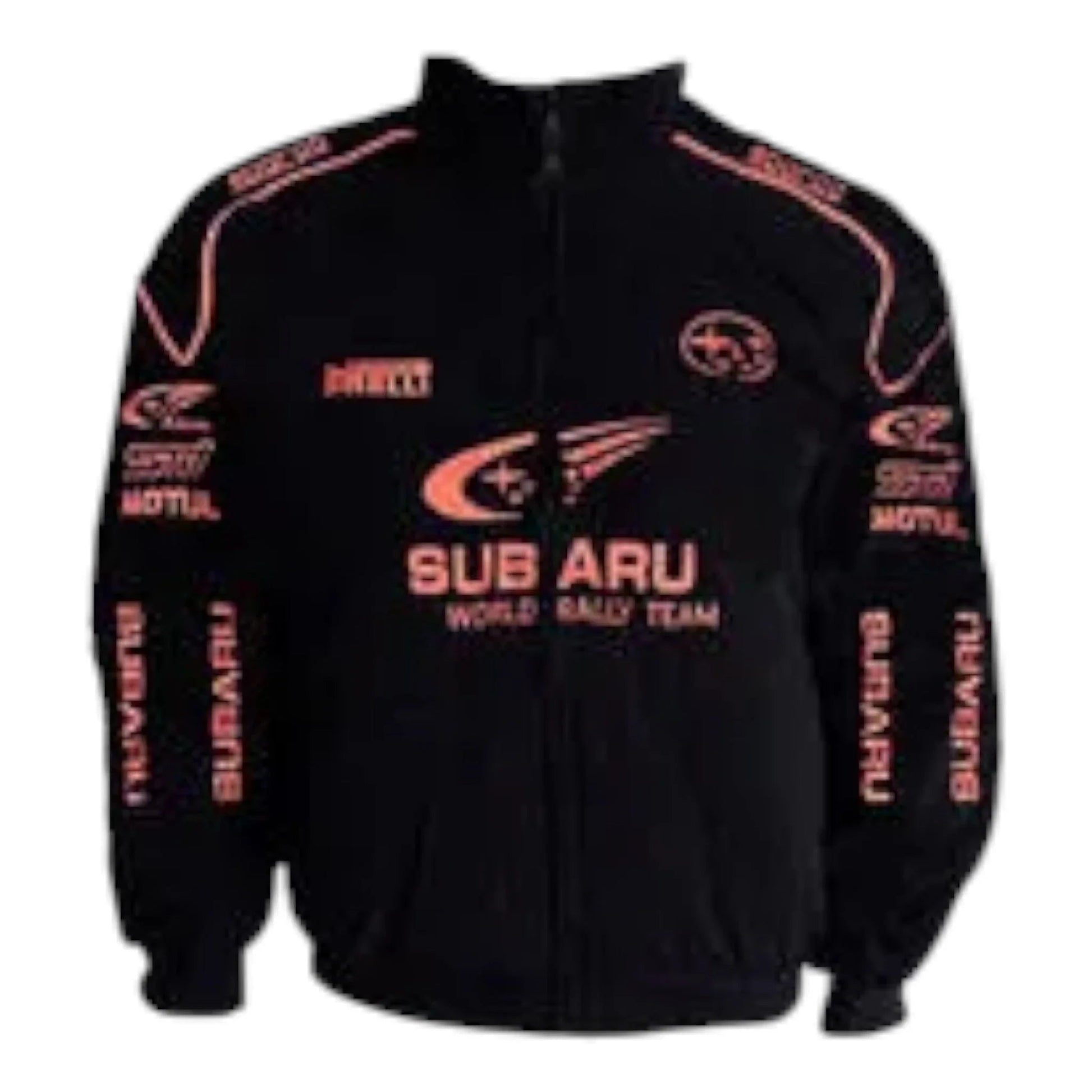 Subaru Jacket Black with Piping