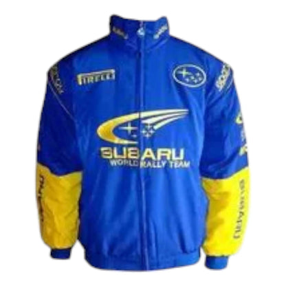 Subaru Racing Jacket Blue & Yellow