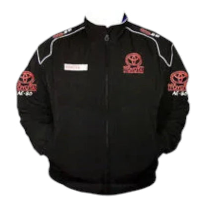 Toyota AE-86 Racing Jacket Black - F1 Vintage Racewear