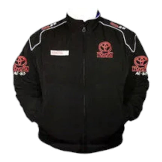 Toyota AE-86 Racing Jacket Black - F1 Vintage Racewear