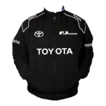 Toyota FJ Cruiser Racing Jacket Black - F1 Vintage Racewear