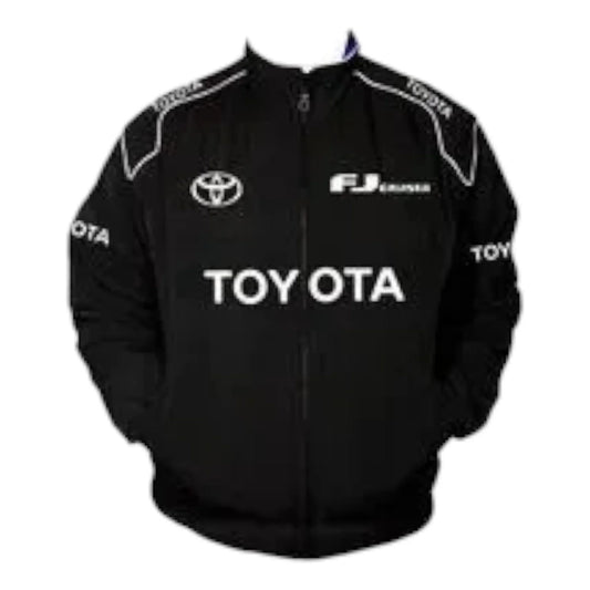 Toyota FJ Cruiser Racing Jacket Black - F1 Vintage Racewear