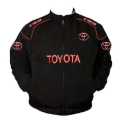 Toyota GT Twin Cam Racing Jacket Black - F1 Vintage Racewear
