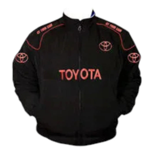 Toyota GT Twin Cam Racing Jacket Black - F1 Vintage Racewear