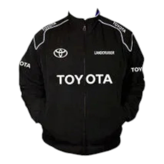 Toyota LandCruiser Racing Jacket Black - F1 Vintage Racewear