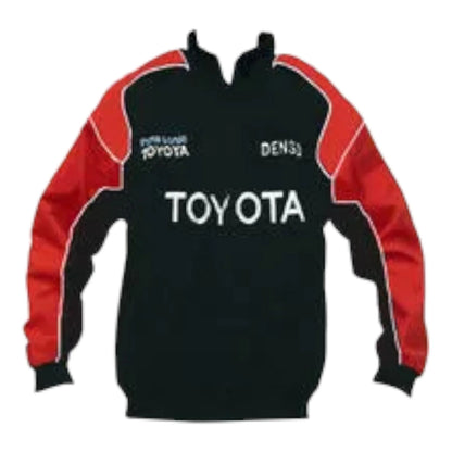 Toyota Panasonic Racing Jacket Black and Red - F1 Vintage Racewear