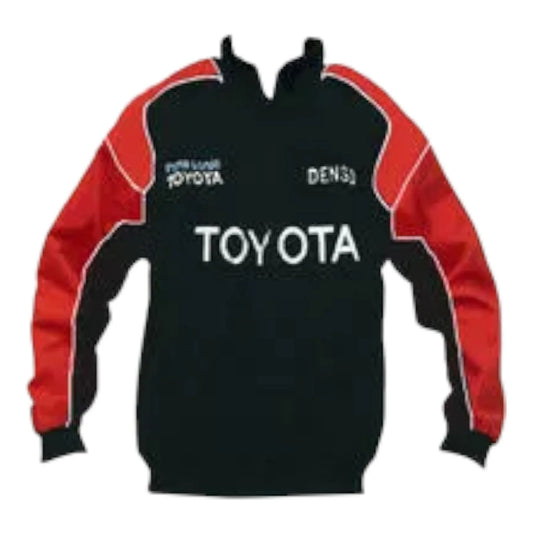 Toyota Panasonic Racing Jacket Black and Red - F1 Vintage Racewear