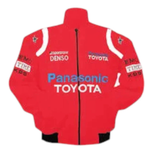 Toyota Panasonic Racing Jacket Red - F1 Vintage Racewear