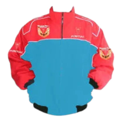 Trans Am Pontiac Racing Jacket Light Blue, Red - F1 Vintage Racewear