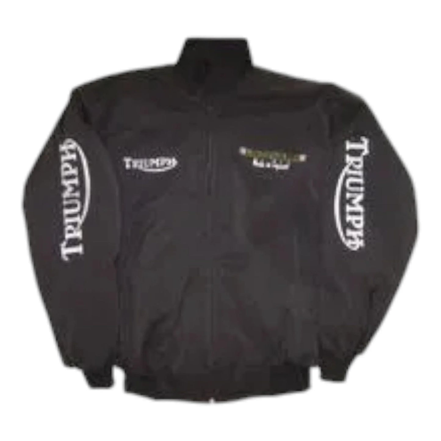 Triumph Bonneville Motorcycle Jacket Black - F1 Vintage Racewear