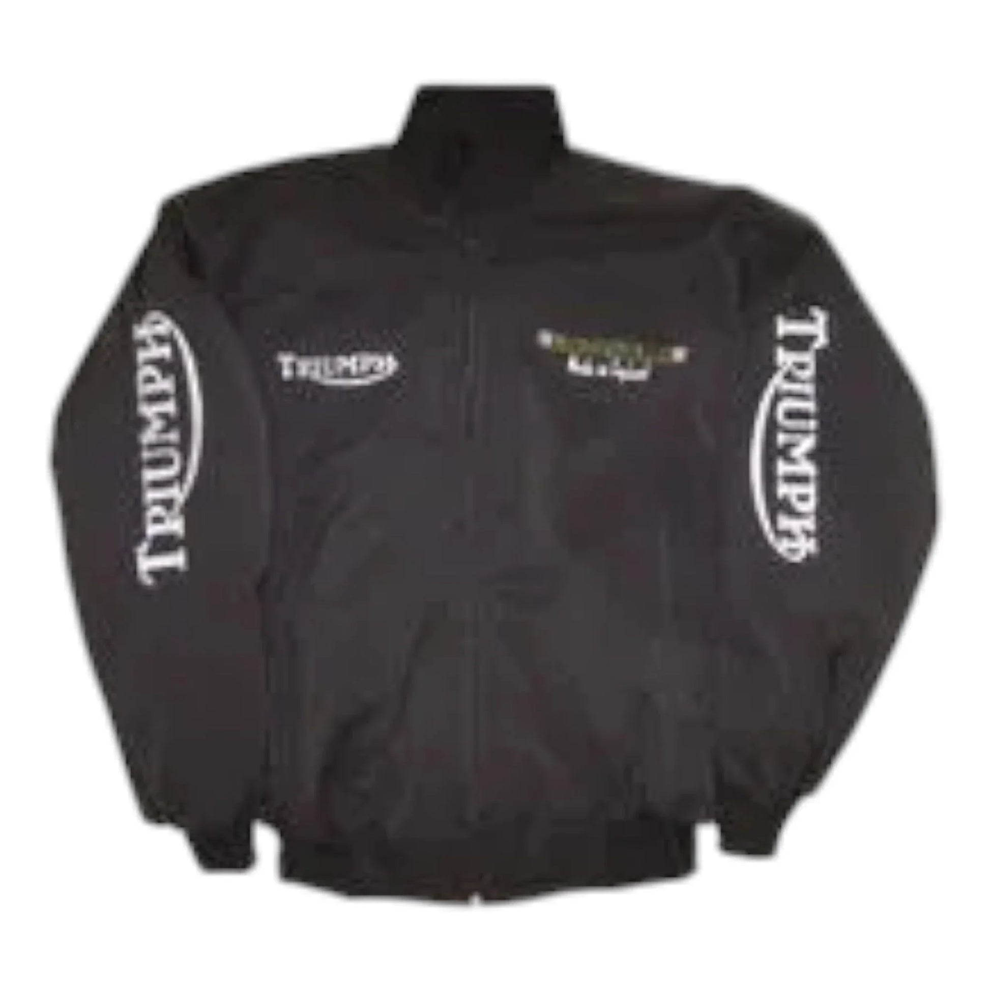 Triumph Bonneville Motorcycle Jacket Black - F1 Vintage Racewear
