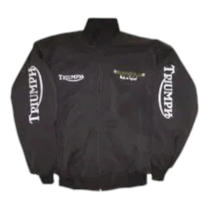 Triumph Bonneville Motorcycle Jacket Black