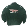 Triumph Motorcycle Jacket Black with Red Embroidery - Vintage F1 Racewear