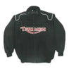 Triumph Motorcycle Jacket Black with Red Embroidery - Vintage F1 Racewear