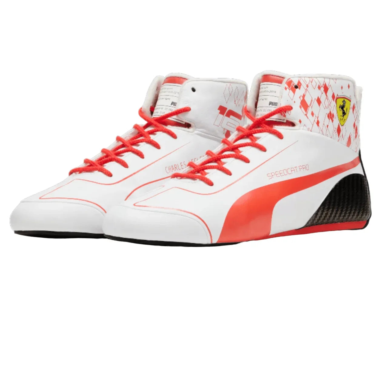 2020 Charles Leclerc Monaco Grand Prix Race Boots - F1 Vintage Racewear