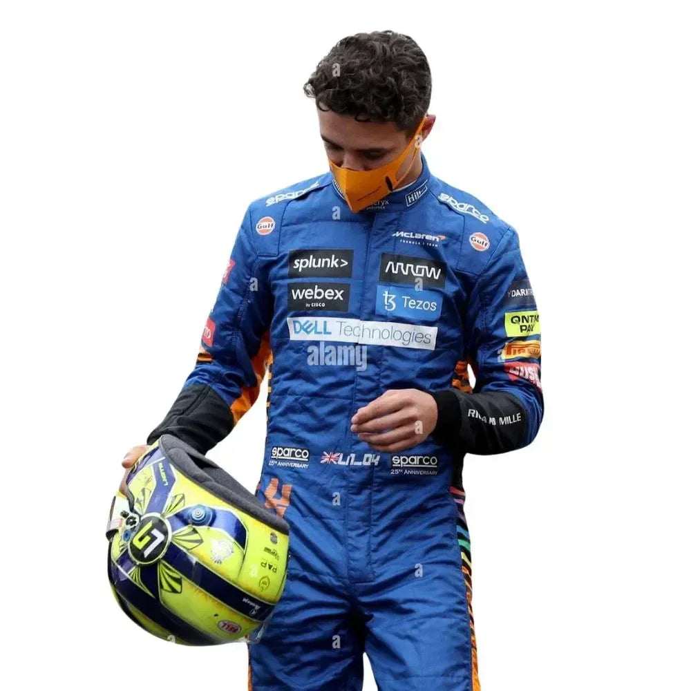 2022 Lando Norris Race McLaren F1 Team Suit - F1 Vintage Racewear