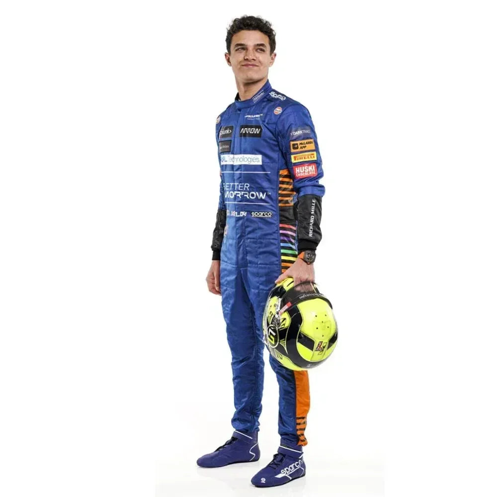 2022 Lando Norris Race McLaren F1 Team Suit - F1 Vintage Racewear