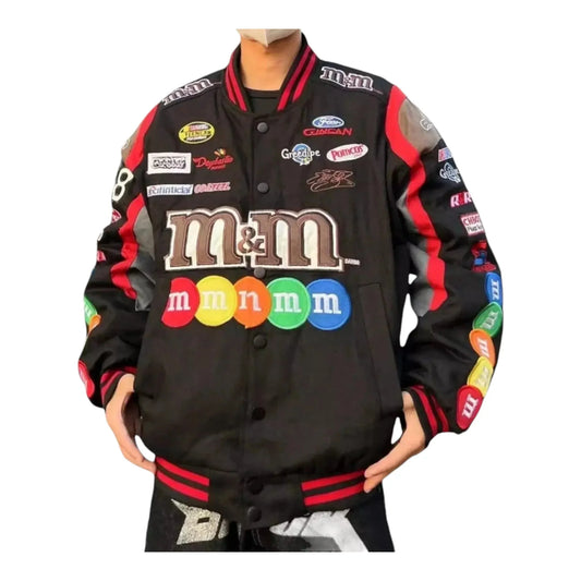 Vintage M&M Racing Embroidered Jacket - F1 Vintage Racewear