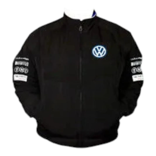 VW Volkswagen SIEMENS Racing Jacket Black - F1 Vintage Racewear