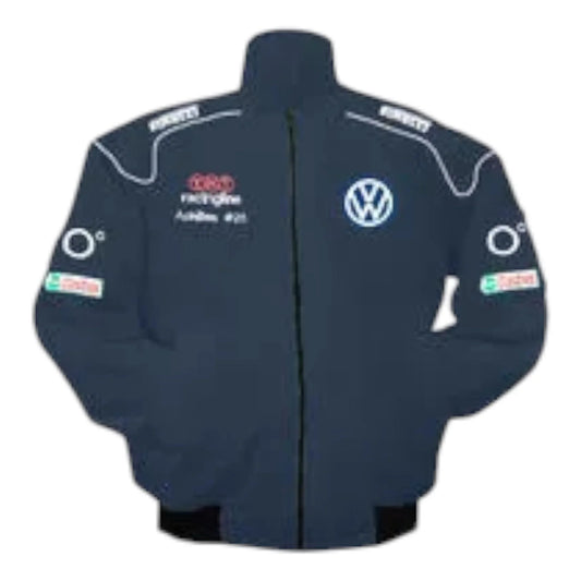 VW Volkswagen TNT Racingline Racing Jacket Dark Blue - F1 Vintage Racewear