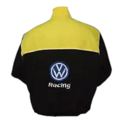 VW Volkswagen Racing Jacket Yellow and Black