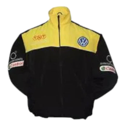 VW Volkswagen Racing Jacket Yellow and Black