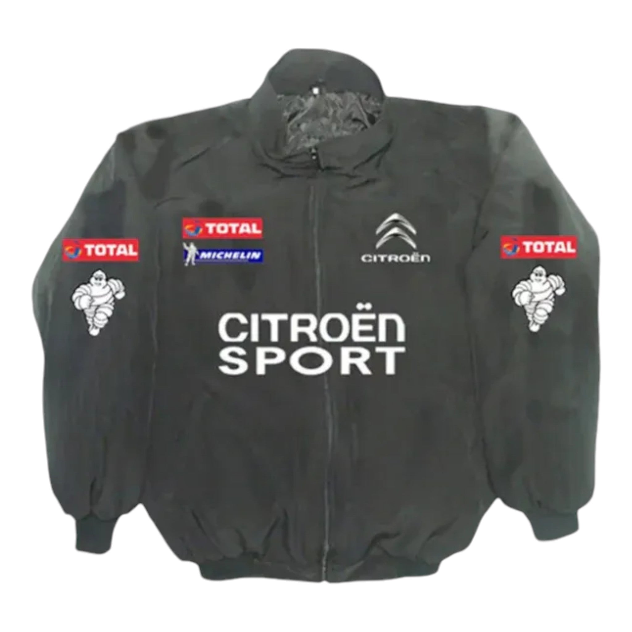 Vintage Citroen F1 Racing Embroidered Bomber Jacket - Vintage F1 Racewear