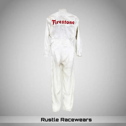 Vintage 1966 Jackie Stewart Mecom Racing Indy 500 Racing Suit - Collector's Item