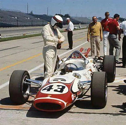 Vintage 1966 Jackie Stewart Mecom Racing Indy 500 Racing Suit - Collector's Item