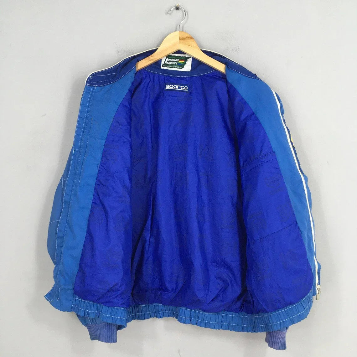 Vintage Benetton Bitburger Formula 1 Embroidery