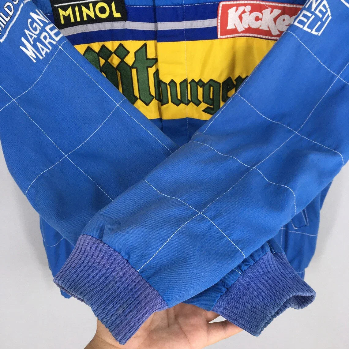 Vintage Benetton Bitburger Formula 1 Embroidery