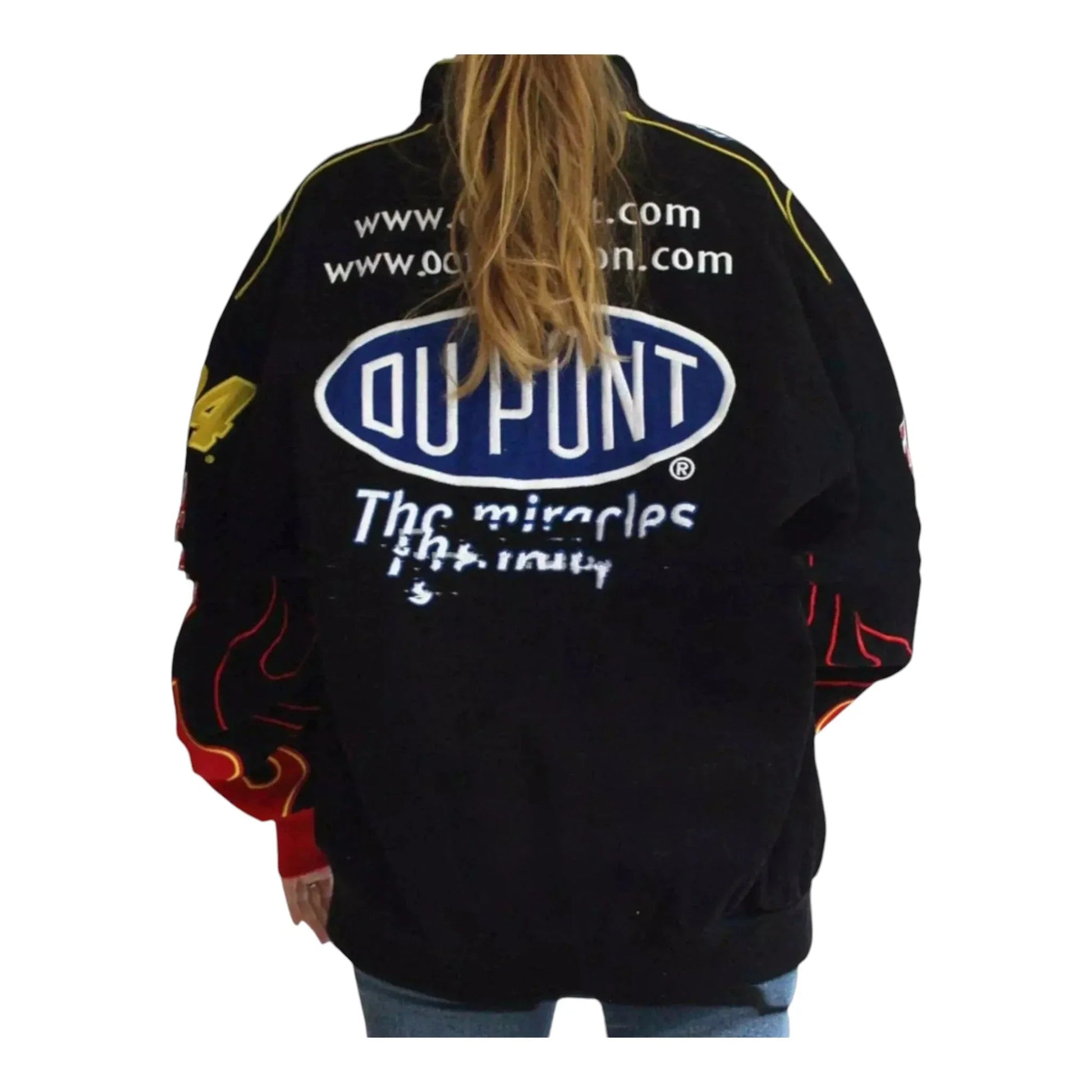 Vintage Dupont Windbreaker Printed Jacket