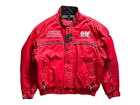 Vintage ELF Racing Motorcycle embroidery