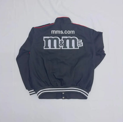 Vintage F1 Adult Racing Jacket MNMS Jacket Padded EMBROIDERED Drill Quality