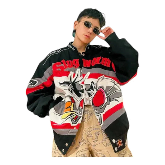 Vintage Slugworm Racing Thicken Jacket