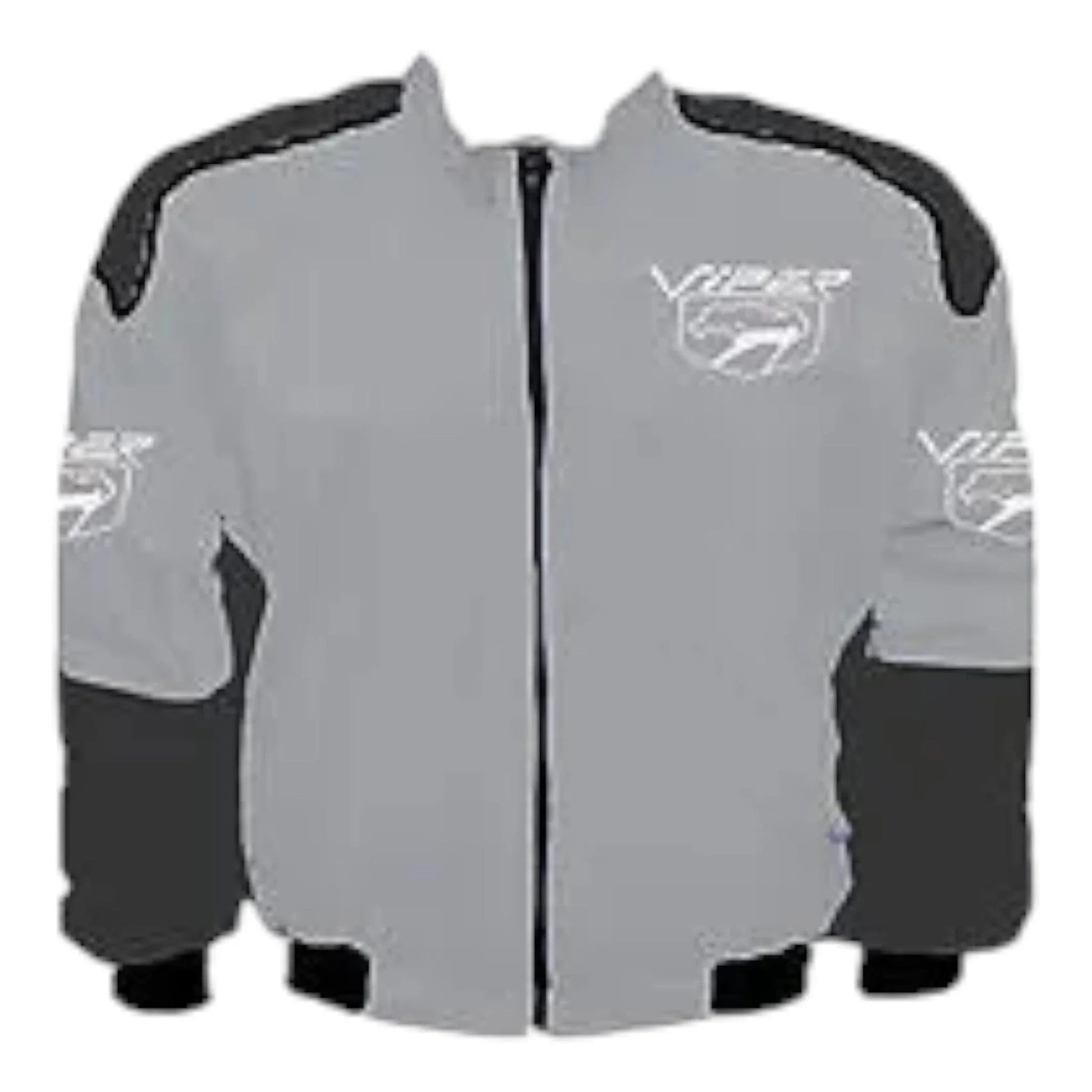 Viper Fangs Racing Jacket Light Gray and Dark Gray
