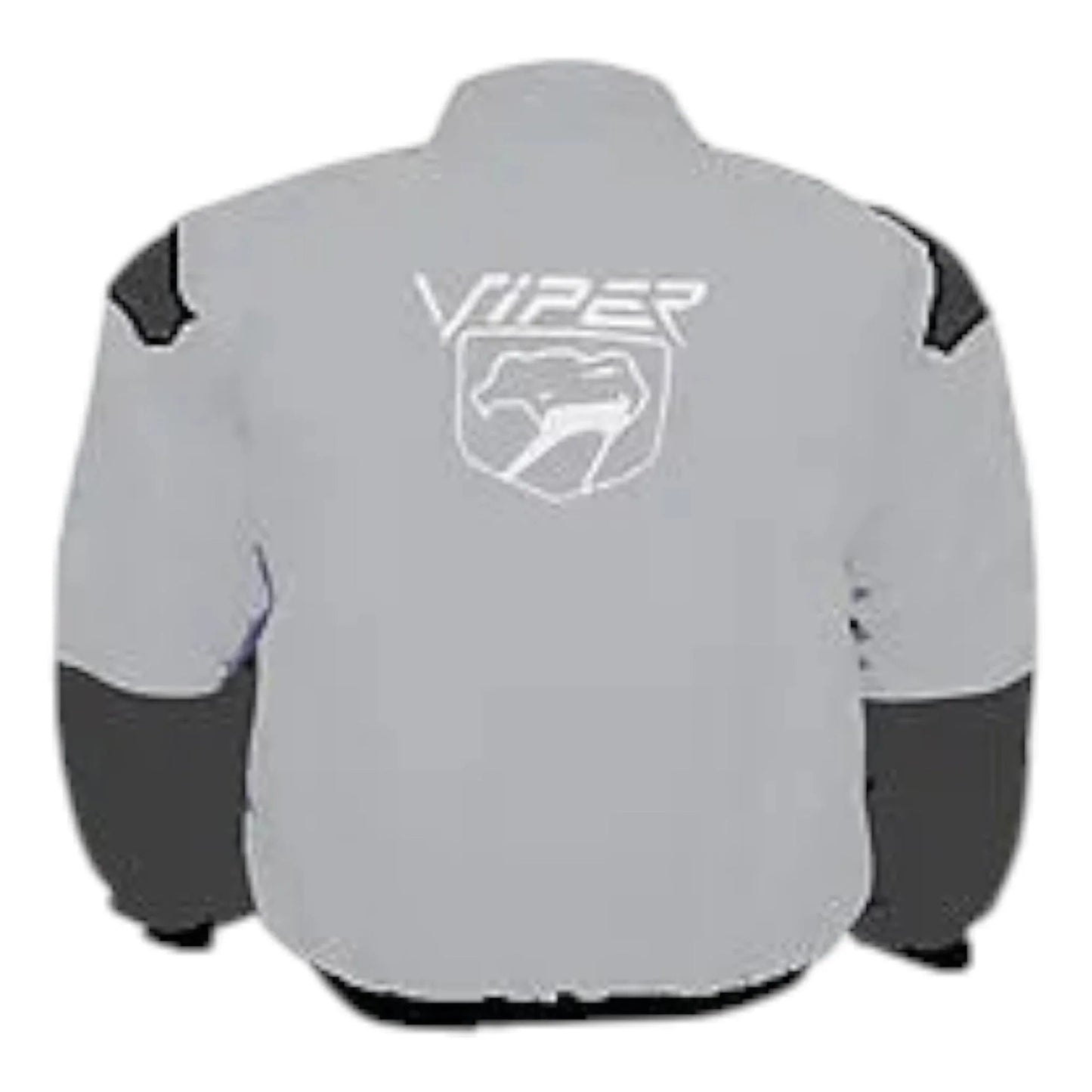 Viper Fangs Racing Jacket Light Gray and Dark Gray
