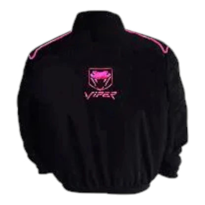 Viper Racing Jacket with Pink Piping