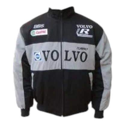 Volvo Sport BBS Racing Jacket Black and Gray - F1 Vintage Racewear
